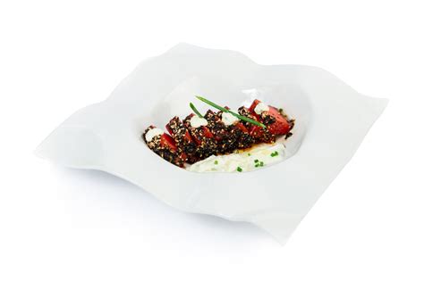 Watermelon Tataki With Tzatziki Sauce Recipe Vicente Peris