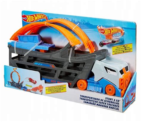 Hot Wheels Ciężarówka z pętlą samochodzik TOR SAMOCHODOWY wyścigowy