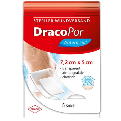 Dracopor Wundverband Waterproof X Cm Steril St Shop Apotheke