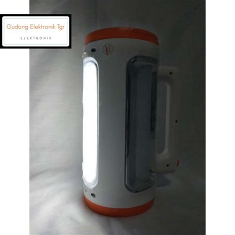 Promo Lampu Emergency Dengan Senter Charge Led Luby L Tahan Jam