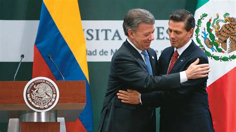 Juan Manuel Santos En México