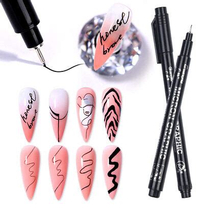 Schwarz Nagel Graffiti Stift For D Nail Art Diy Nagellack Stift