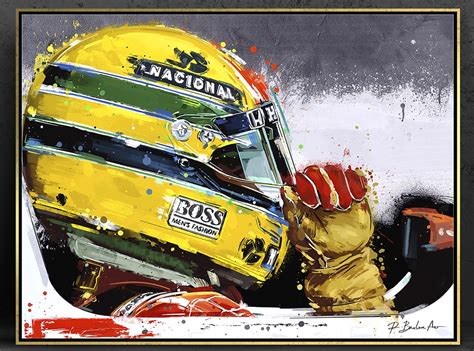 Senna Brands E Ricardo Barbour Lan Am Cole O De Quadros Em Homenagem A