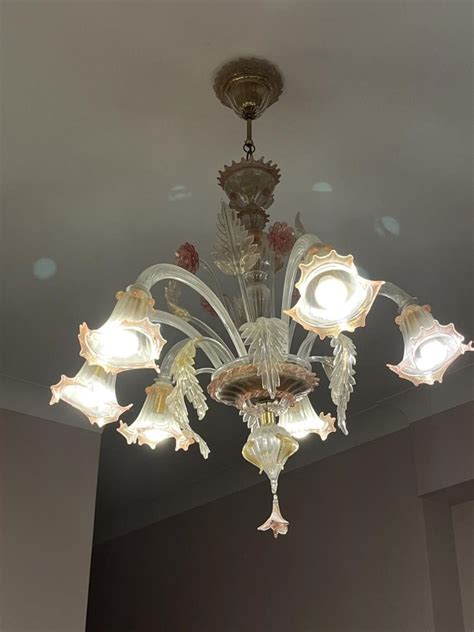 Lampadario Vivaldi Di La Murrina In Vetro Di Murano Grand Vintage