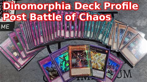 Dinomorphia Deck Profile Deutsch Post Battle Of Chaos Bach Yu Gi Oh