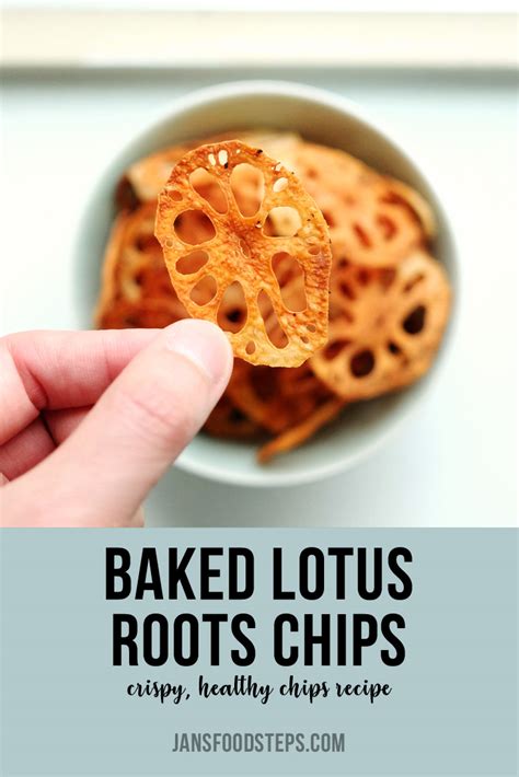 Baked Lotus Root Chips Recipe | Jan's Food Steps