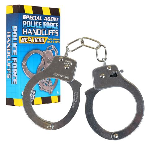 Galleon Kangaroos Police Roleplay Handcuffs For Kids Toy Hand Cuffs