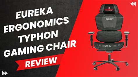 Eureka Ergonomics Typhon Gaming Chair Comfort Meets Style Youtube