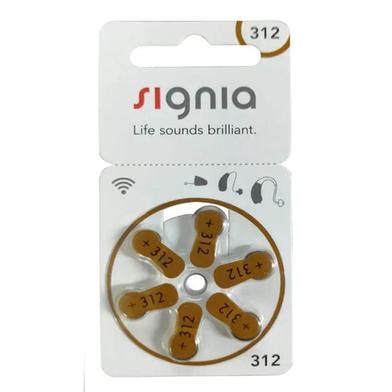 Signia Hearing Aid Battery Size Pack Of Batteries Non Brand