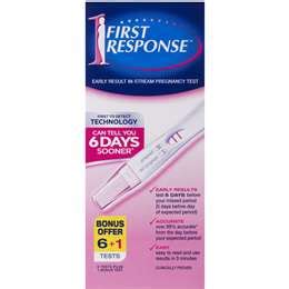 First Response Pregnancy Test Instream 7 Pack Woolworths