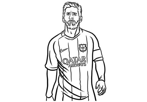 Los Mejores Dibujos De Messi Para Colorear ☀️ Todo Para Colorear