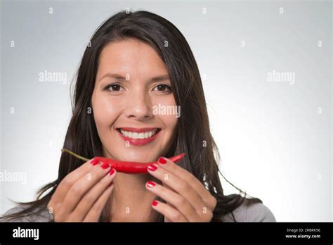 Hot Brunette Hi Res Stock Photography And Images Alamy