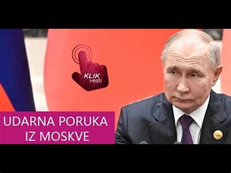 UDARNA PORUKA IZ MOSKVE YouTube