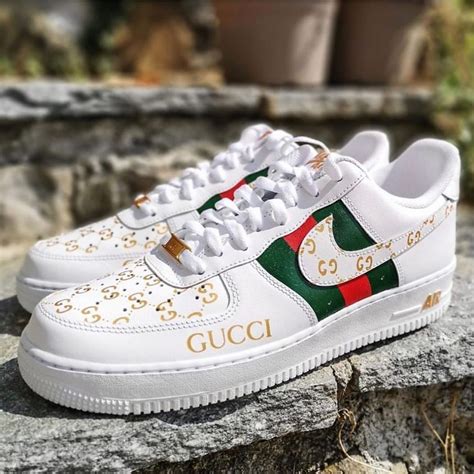 Custom Gucci Air Force Ones Custome Nbg