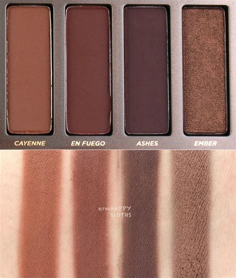 Urban Decay Naked Heat Eyeshadow Palette Review And Swatches The