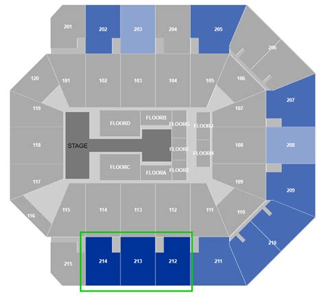 Principal Imagen Rupp Arena Seating Chart With Rows And Seat