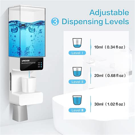 Automatic Mouthwash Dispenser Touchless Ml Oz Wall Mounted Ebay