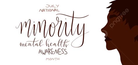 National Minority Mental Health Awareness Month July Poster Template