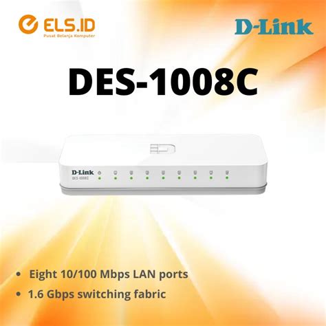 Jual D Link Des 1008c Switch Hub 8 Port Shopee Indonesia