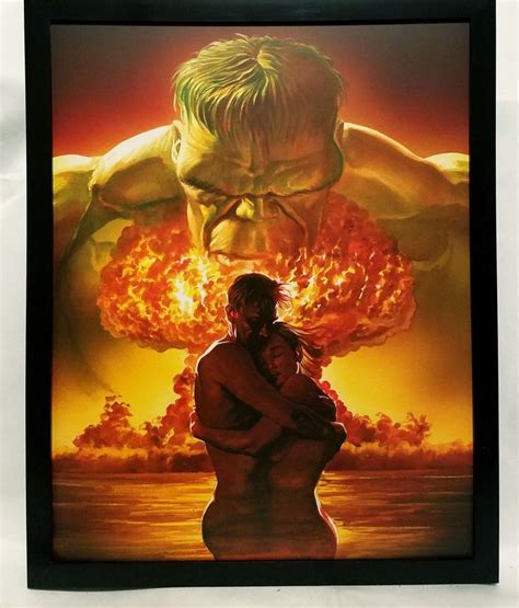 Incredible Immortal Hulk By Alex Ross Framed 11x14 Art Print Marvel Comics Poster Hulk Alex