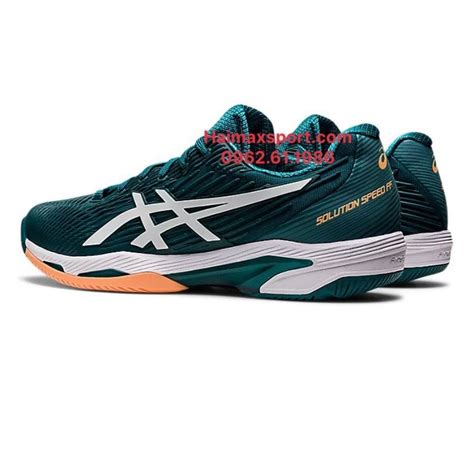 Giầy Tennis Asics Solution Speed Ff 2 Velvet Pinewhite 1041a182300 CĂng VỢt Tennis CĂng VỢt