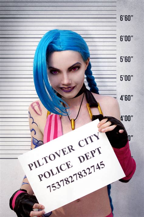 League Of Legends Jinx Piltover City Police By Shredinger Cat On