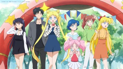 Sailor Moon Eternal Rei Mamoru Usagi Ami Chibiusa Makoto And