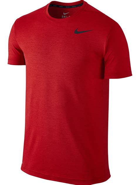 Nike Dri Fit Touch Ultra Soft Short Sleeve Men S T Shirt Red Black