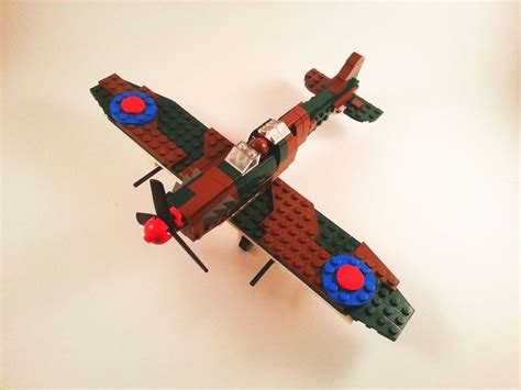 Custom Moc Lego Set Supermarine Spitfire Partsinstructions