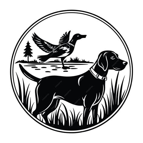Duck Hunting Dog Pointer Svg | Premium AI-generated vector