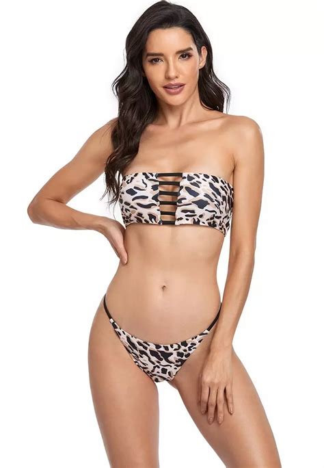 Buy Lycka Lyx European Lady Bikini Swimwear Brown