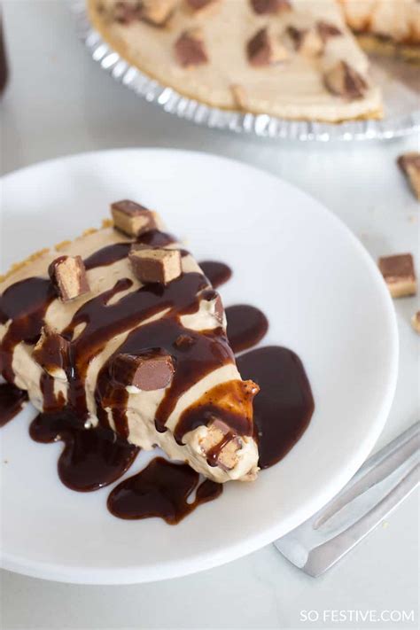 Easy Peanut Butter Pie No Bake Dessert SoFestive