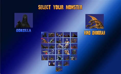 Super Godzilla Kaiju Daikessen character roster by LordRando92 on DeviantArt