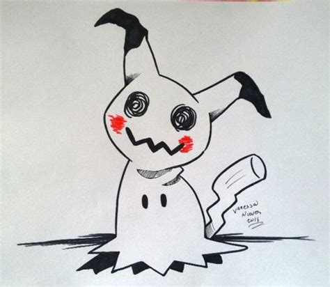 Mimikyu drawing | Pokémon Amino