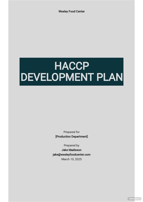 Printable Haccp Plan Images