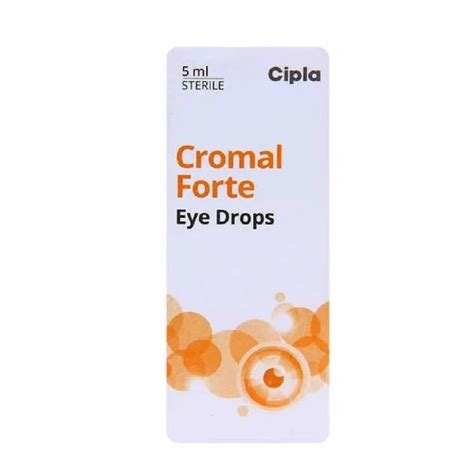 Retino Cromal Forte Eye Drops Packaging Type Tube 5 Ml At Rs 100