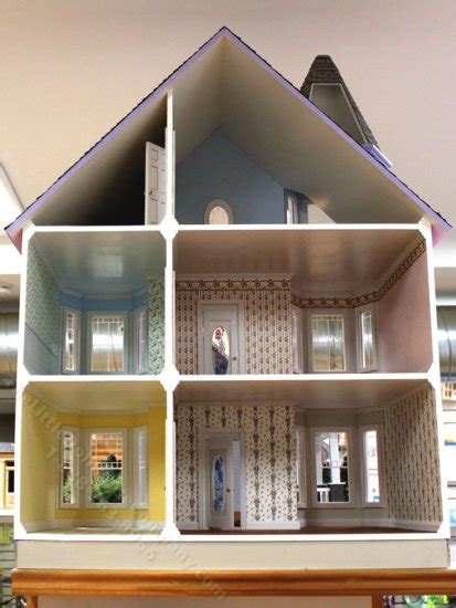 Assembled Painted Lady Dollhouse Mjd Dh008 The Little Dollhouse Company