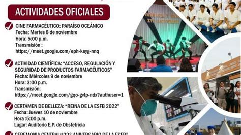 Actividades Por El 22 Aniversario De Esfb Noticias Universidad