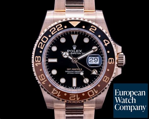 Rolex Chnr Gmt Master Ii K Everose Ceramic Root Beer