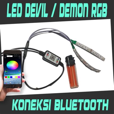 LAMPU LED DEMON DEVIL RGB KONEKSI BLUETOOTH Lazada Indonesia