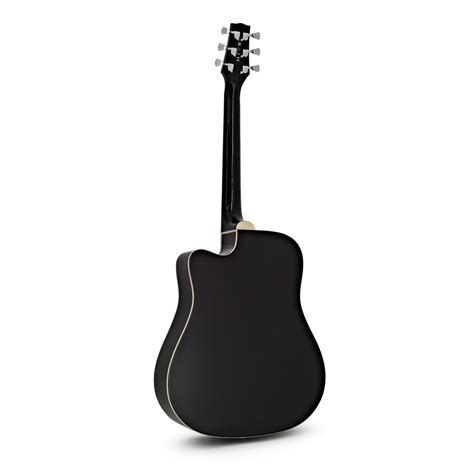 Dreadnought Cutaway Electro Acoustic Guitar By Gear4music Sunburst At