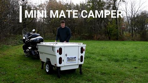 Motorcycle Camper Trailer The Mini Mate Camper By Kompact Kamp