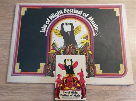 Rare Isle Of Wight Festival Of Music 1969 Programmeticket Bob Dylan The Who £20000 Picclick Uk