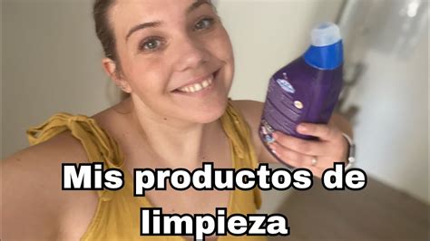 Mis PRODUCTOS DE Limpieza YouTube