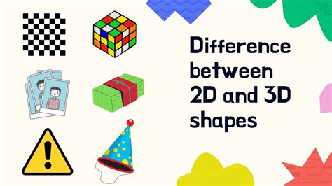 Difference Between 2D And 3D Shapes Plane And Solid Geometry YouTube