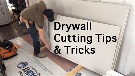 How To Cut Drywall Like A Pro Youtube