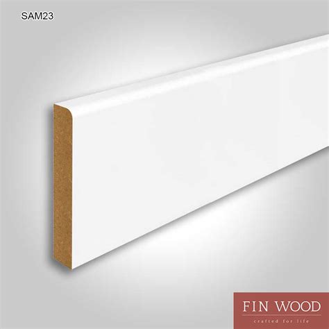 Mdf Round Skirting White Primed Mm Craftedforlife