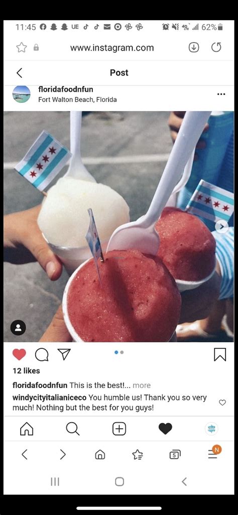 Windy City Italian Ice Co Fort Walton Beach Florida Food Truck Happycow