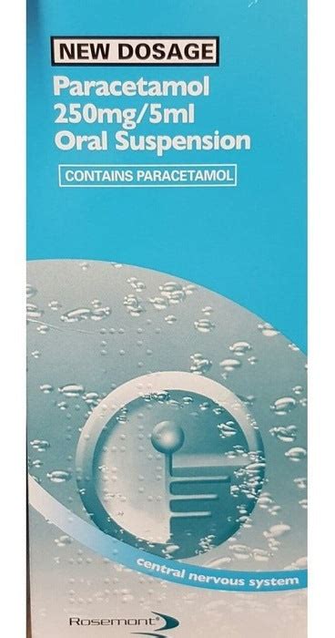 Paracetamol Six Plus Suspension 250mg 5ml 100ml Easymeds Pharmacy