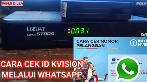 Cara Cek ID Kvision Mengecek ID Pelanggan K Vision YouTube